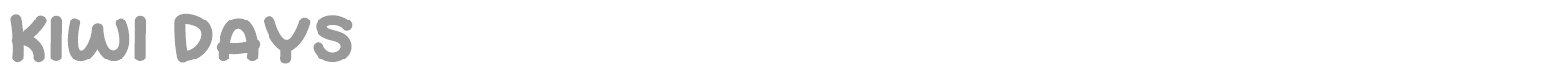 Kiwi Days font preview